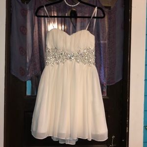 Short Formal Dress- white